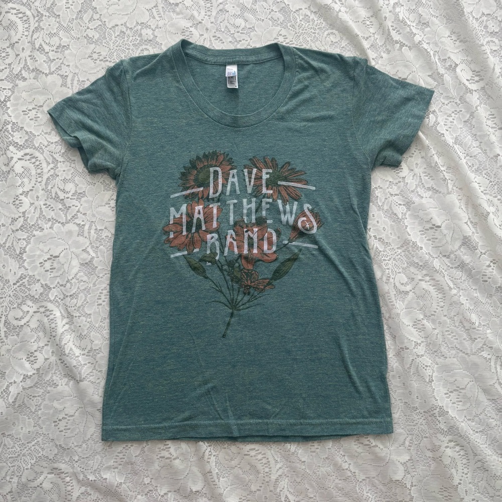 Y2K Dave Matthews Band Sunflowers Baby Tee T-shirt Size Medium Fits Like A Small